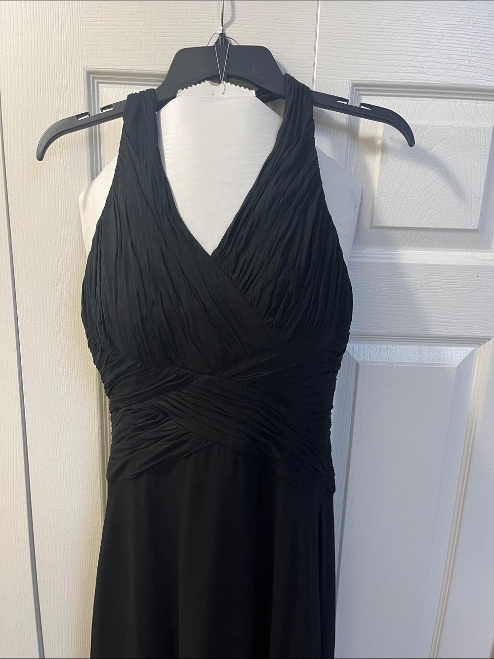 Jones New York Black Halter Midi Dress